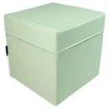 jeflex gmbh Sitzwürfel Kunstleder 40 x 40 x 40 cm Grün
