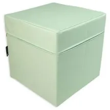jeflex gmbh Sitzwürfel Kunstleder 40 x 40 x 40 cm Grün