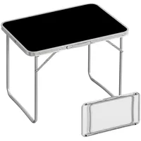 Relaxdays Campingtisch Faltbar Schwarz