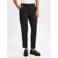 STREET ONE Chino im Melange-Look in schwarz | Gr.: