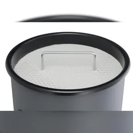 Durable Standaschenbecher silbermetallic