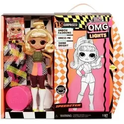 MGA 565161E7C L.O.L. Surprise OMG Doll Lights Series- Speedster