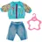 Zapf Baby Born Outfit mit Jacke Gelb/Rot/Türkis (833599)