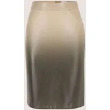 Madeleine Eleganter Rock Midirock Schimmerndes Design Beige/Grau 42
