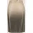 Madeleine Eleganter Rock Midirock Schimmerndes Design Beige/Grau 42