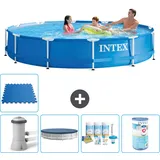 Frame Pool Rund - 366x76 Cm - 6-teilig  S31714