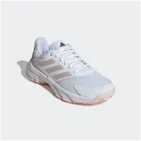 Adidas Damen Courtjam Control 3 Tennis Shoes Tennisschuhe, Cloud White/Sandy pink met/Sandy pink, 43 1/3 EU