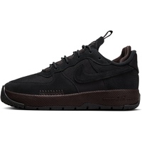 Nike Air Force 1 Wild Sneaker, Black Black Velvet Brown Zeder, 42 EU