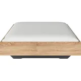 Rauch Futonbett RAUCH "Phoenix", braun (struktureichefarben hell), B:145cm H:41cm L:206cm, Betten, Futonbett, ohne Kopfteil