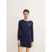 Tom Tailor Nachthemd Pyjama-Kleid mit Brusttasche Pyjama-Kleid mit Brusttasche