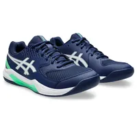 Asics Tennisschuhe Gel Dedicate 8 Indoor/Carpet/Teppich 2024 blau/weiss Herren