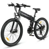 SAMEBIKE LO26-II Upgrade-Version E-Bike klapprad 26 Zoll 48V 10.4Ah Mountainbike 21 Gang Farb TFT Display City Bike Elektrofahrräder Herren Damen