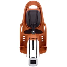 polisport move Groovy 29 Kindersitz Für Fahrrad Hinten - Caramel Brown / Black - Max 22 kg