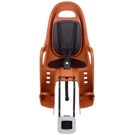 polisport move Groovy 29 Kindersitz Für Fahrrad Hinten - Caramel Brown / Black - Max 22 kg