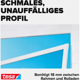 Tesa Insektenschutz Alu COMFORT für Türen 100 x 220 cm Weiß