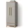 livinity® Kinderkleiderschrank Mailo 70 x 186,8 cm Eiche grau