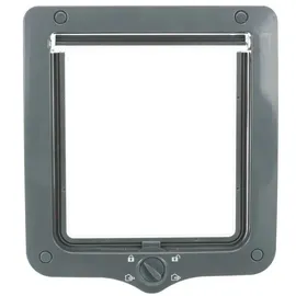 Trixie Katzenklappe 4-Wege XXL 24 x 28 cm Grau