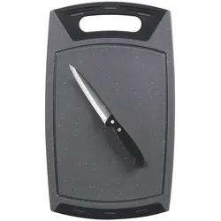 STONELINE® Schneidebrett und Allzweckmesser Set, 2-tlg