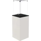 Terrassenheizer Patio Mini Glas weiß manuelle Steuerung 8,2kW - Weiß