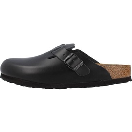 Birkenstock Boston Naturleder schmal schwarz 44