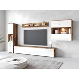 INOSIGN »PARIS«, (Komplett-Set, 4 St.), TV-Wand 300cm breite, grifflose Design, stehend und hängend montierbar