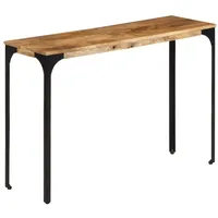 VidaXL Konsolentisch Braun 110x35x76 cm Massivholz Mango und Eisen