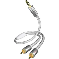 in-akustik Premium Audio - Audiokabel - Mini-Stecker männlich bis RCA x 2 männli...