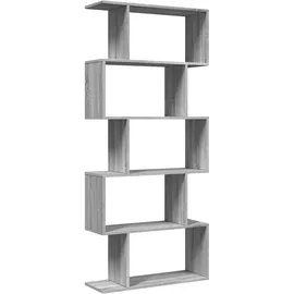 vidaXL Bücherregal 70 x 24 x 161 cm Grau