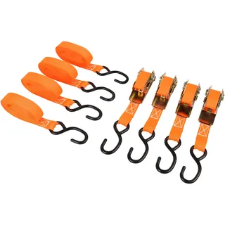 LAS Spanngurt-Set mit Ratschen und S-Haken 4-teilig