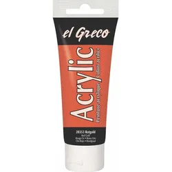 KREUL el Greco Acrylic Rotgold 75 ml Tube