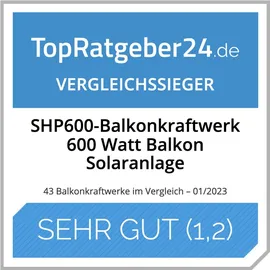 SHP 800-Balkonkraftwerk® / 800er NEP Wechselrichter/ink. Universalhalterung