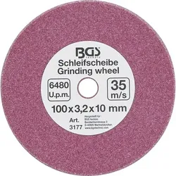Schleifscheibe für Art. 3180 ø100 x 3,2 x 10mm