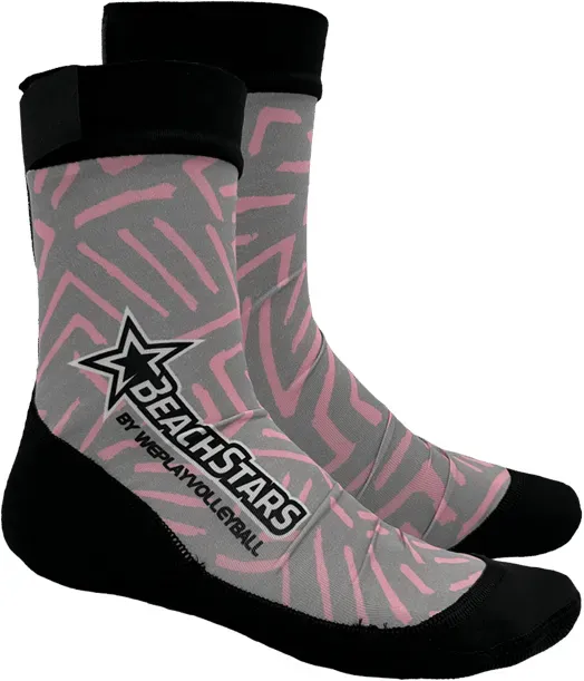 Ballsportdirekt Beachstar Labyrinth Socken Rosa