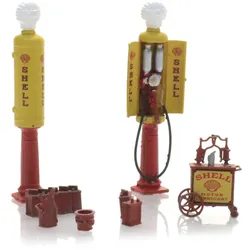 Historische Zapfsäulen Shell Modell von Artitec 1:87