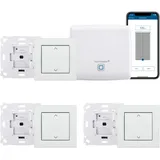 eQ-3 Homematic IP »Starter Bundle«, Smart Home für 3 Rollläden & Markisen, weiß