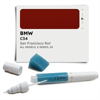 Genuine Colors Lackstift SAN Francisco ROT C34 Kompatibel/Ersatz für BMW Rot