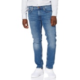Tommy Hilfiger Herren Jeans Core Straight Fit mit Stretch-Anteil Modell Denton Stretch, Blau (Boston Indigo), 34W / 30L