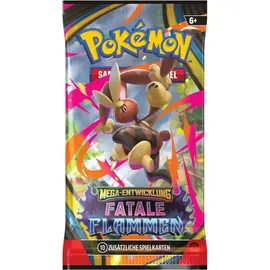 Pokémon Mega-Entwicklung Fatale Flammen 36 Boosterpacks