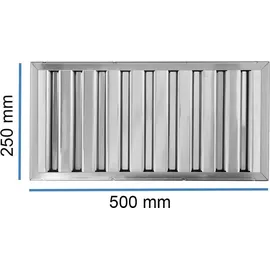 Allspares Flammschutzfilter 250x500x25mm
