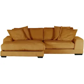GUTMANN FACTORY Ecksofa GUTMANN FACTORY, gelb (orange), B:280cm H:57cm T:190cm, 100% Polyester, Sofas, Ecksofa