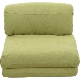 Mendler Schlafcouch Stoff 2-Sitzer Grün
