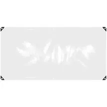 vidaXL Plane mit Ösen 1 x 2 m Transparent