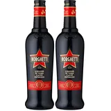Caffè Borghetti 25% vol. |Kaffeelikör mit original italienischem Espresso | Ideal für Cocktails oder als Digestif (1x0,7l) (Packung mit 2)