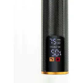 InnovaGoods Wiederaufladbarer Haarschneider T-Form, 3 Geschwindigkeiten, LCD-Display, Inkl. 6 Kämme & USB-C, Wasserdicht, Schwarz Golden, Kunststoff