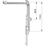 Maco Eckumlenkung senkrecht iS, verlängerbar (222209)
