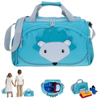 Pulma gmbh lederwarenvertrieb ELEPHANT Kindersporttasche Türkis/Igel 356)