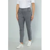 Ulla Popken Große Größen Jeans, Damen, grau, 28 Baumwolle/Polyester, Ulla Popken