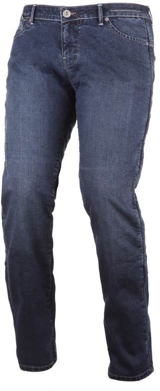 Modeka Georgia Textil-broek voor dames, blauw, 34 Voorvrouw