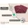 ZOLLNER Haarhandtuch 23 x 64 cm rot