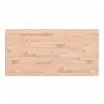 vidaXL Waschtischplatte 80x40x1,5 cm Massivholz Buche